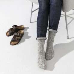 Birkenstock Cotton Twist Light Gray -Birkenstock 1002446 f closeup f