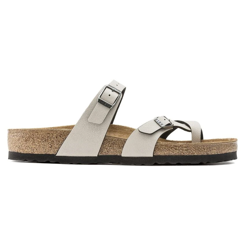 Birkenstock Mayari Birko-Flor Pull Up Stone 9 Birkenstock Mayari Birko-Flor Pull Up Stone - Image 9