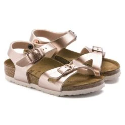 Birkenstock Rio Birko-Flor Electric Metallic Copper -Birkenstock 1012520 pair
