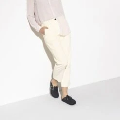 Birkenstock Boston Big Buckle Nubuck Leather Black -Birkenstock 1016995 f look f