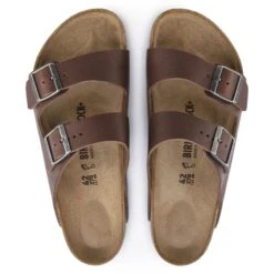 Birkenstock Arizona Natural Leather Vintage Wood Roast -Birkenstock 1018626 top