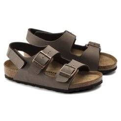 Birkenstock Milano HL Kids Birko-Flor Nubuck -Birkenstock 1018637 pair