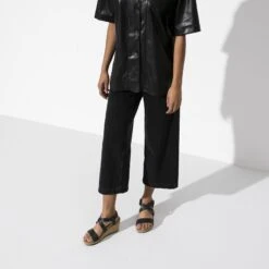 Sibyl Ring-Buckle Natural Leather Black -Birkenstock 1018677 f look f