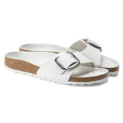 Birkenstock Madrid Big Buckle Natural Leather -Birkenstock 1018866 pair