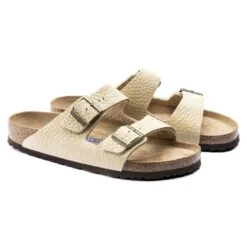 Birkenstock Arizona Nubuck Leather Desert Buck Almond -Birkenstock 1018938 pair