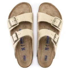 Birkenstock Arizona Nubuck Leather Desert Buck Almond -Birkenstock 1018938 top