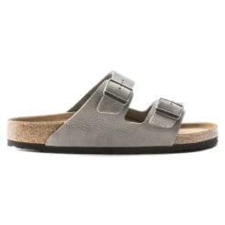 Birkenstock Arizona Nubuck Leather Desert Buck Whale Gray -Birkenstock 1019006 side