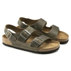 Birkenstock Milano BS Oiled Leather -Birkenstock 1019336 pair