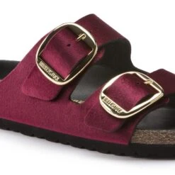 Birkenstock Arizona Big Buckle Velvet -Birkenstock 1020152 detail 1