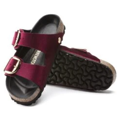 Birkenstock Arizona Big Buckle Velvet -Birkenstock 1020152 sole