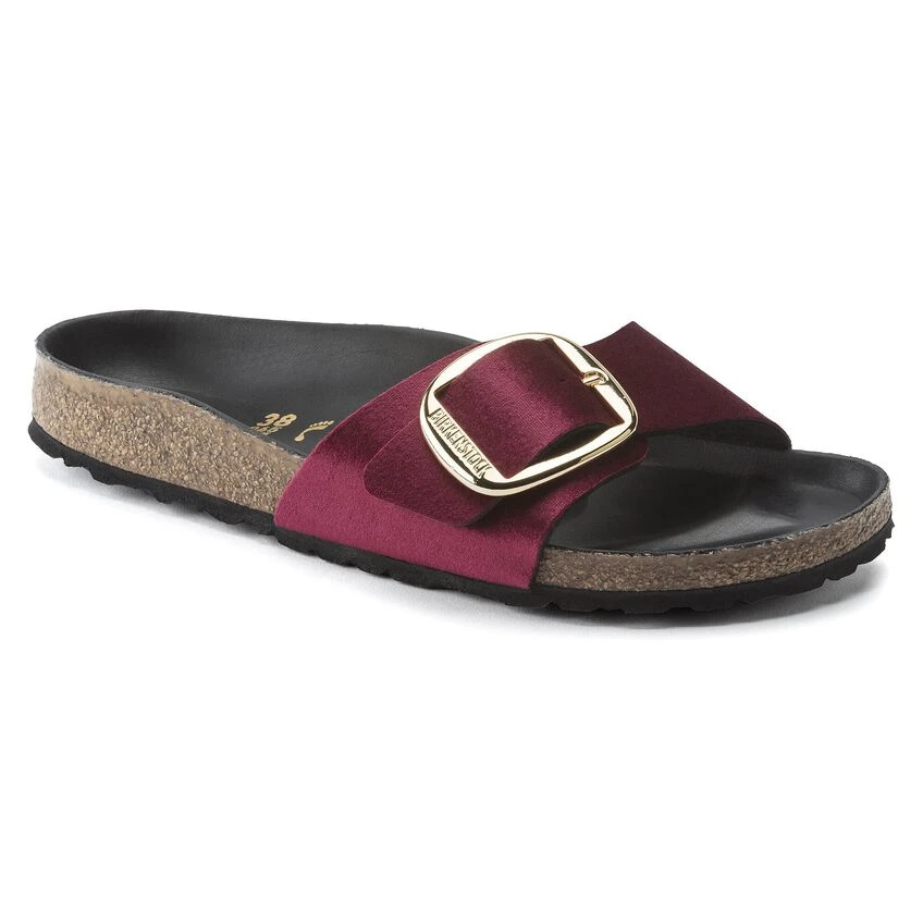 Birkenstock Madrid Big Buckle Rivet Logo Velvet 2 Birkenstock Madrid Big Buckle Rivet Logo Velvet - Image 2