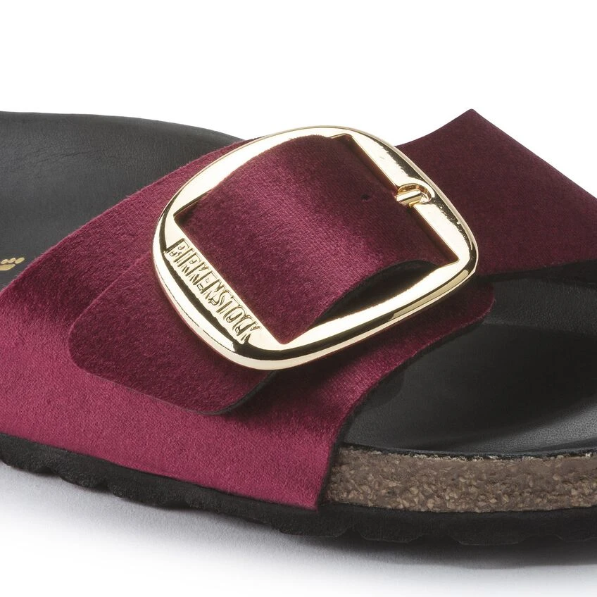 Birkenstock Madrid Big Buckle Rivet Logo Velvet 9 Birkenstock Madrid Big Buckle Rivet Logo Velvet - Image 9