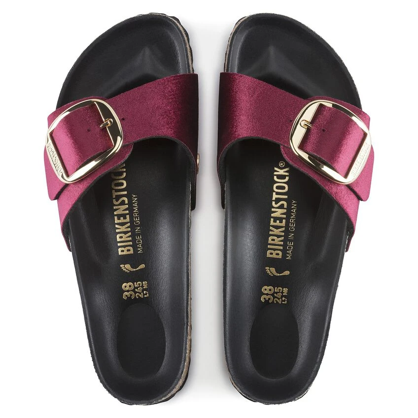 Birkenstock Madrid Big Buckle Rivet Logo Velvet 6 Birkenstock Madrid Big Buckle Rivet Logo Velvet - Image 6