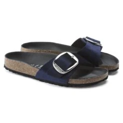 Birkenstock Madrid Big Buckle Velvet -Birkenstock 1020160 pair