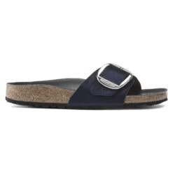 Birkenstock Madrid Big Buckle Velvet -Birkenstock 1020160 side