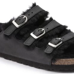 Birkenstock Florida Fresh Shearling Oiled Leather -Birkenstock 1020319 detail 1