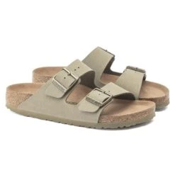 Birkenstock Arizona Birko-Flor Nubuck -Birkenstock 1020502 pair