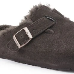 Birkenstock Boston Shearling Suede Leather -Birkenstock 1020529 detail 1