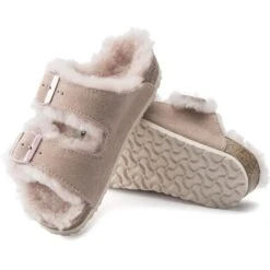 Birkenstock Arizona Shearling Kids Suede Leather -Birkenstock 1020580 sole