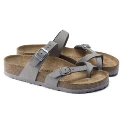Birkenstock Mayari Nubuck Leather -Birkenstock 1020908 pair