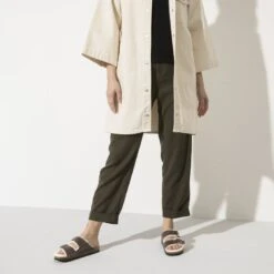 Birkenstock Arizona Shearling Oiled Leather 11 Birkenstock Arizona Shearling Oiled Leather -Birkenstock 1021049 f look f