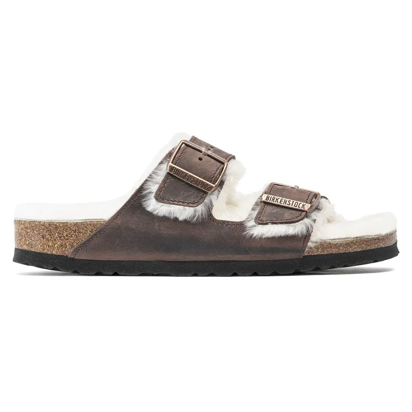 Birkenstock Arizona Shearling Oiled Leather 8 Birkenstock Arizona Shearling Oiled Leather - Image 8