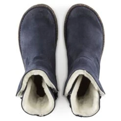 Birkenstock Uppsala Shearling Suede Leather Navy 10 Birkenstock Uppsala Shearling Suede Leather Navy -Birkenstock 1021064 top