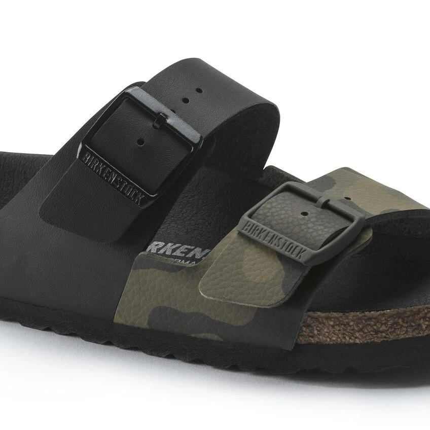 Birkenstock Arizona Split Birko-Flor Black/Desert Soil Camo Green 8 Birkenstock Arizona Split Birko-Flor Black/Desert Soil Camo Green - Image 8