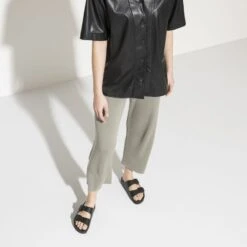 Birkenstock Arizona Natural Leather Black -Birkenstock 1021277 f look f