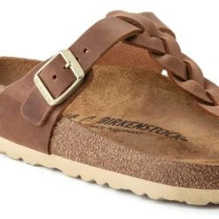 Birkenstock Gizeh Oiled Leather -Birkenstock 1021355 detail 1