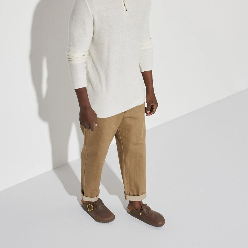 Birkenstock Boston Natural Leather 3 Birkenstock Boston Natural Leather - Image 3