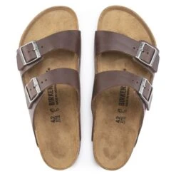 Birkenstock Arizona Grip Natural Leather -Birkenstock 1023117 top
