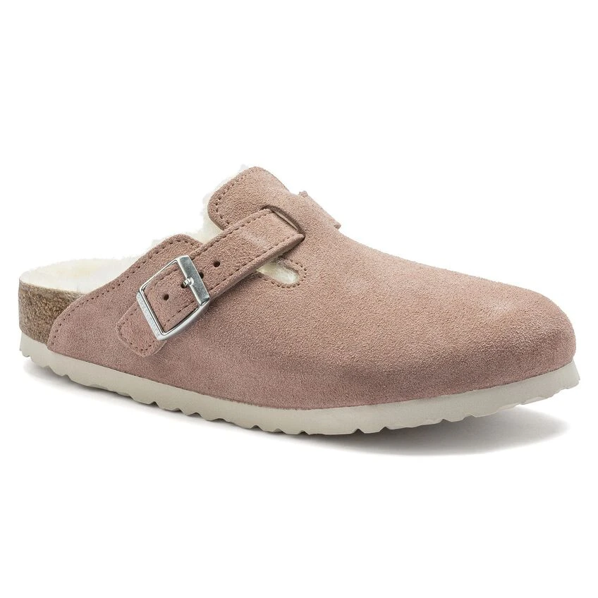 Birkenstock Boston Suede Leather/ Shearling 2 Birkenstock Boston Suede Leather/ Shearling - Image 2
