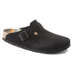 Birkenstock Boston Suede Leather Black