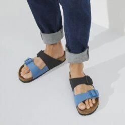 Birkenstock Arizona Split Birko-Flor Nubuck 12 Birkenstock Arizona Split Birko-Flor Nubuck -Birkenstock 1023613 f closeup m