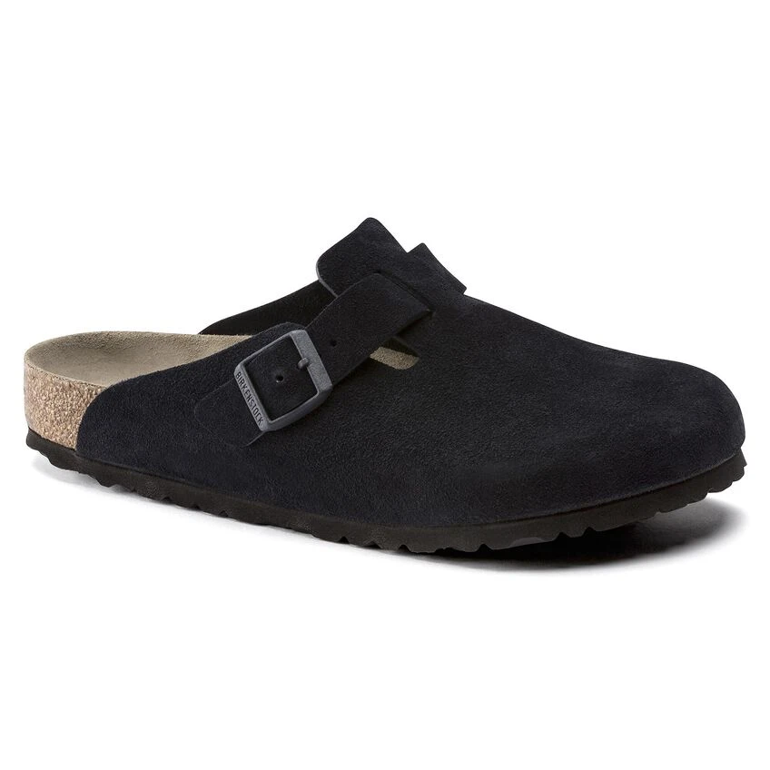 Birkenstock Boston Suede Leather Midnight 2 Birkenstock Boston Suede Leather Midnight - Image 2