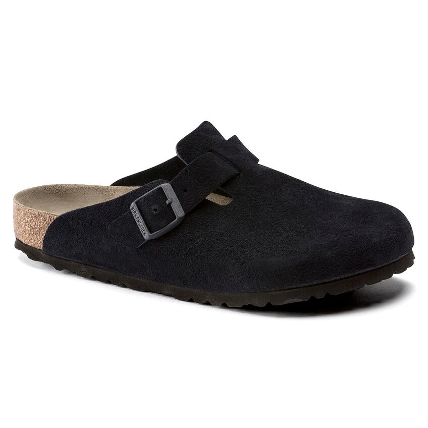 Birkenstock Boston Suede Leather Midnight 3 Birkenstock Boston Suede Leather Midnight - Image 3