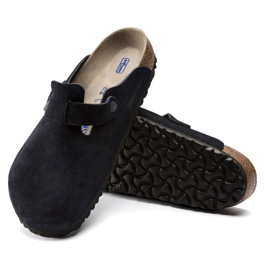 Birkenstock Boston Suede Leather Midnight 5 Birkenstock Boston Suede Leather Midnight - Image 5