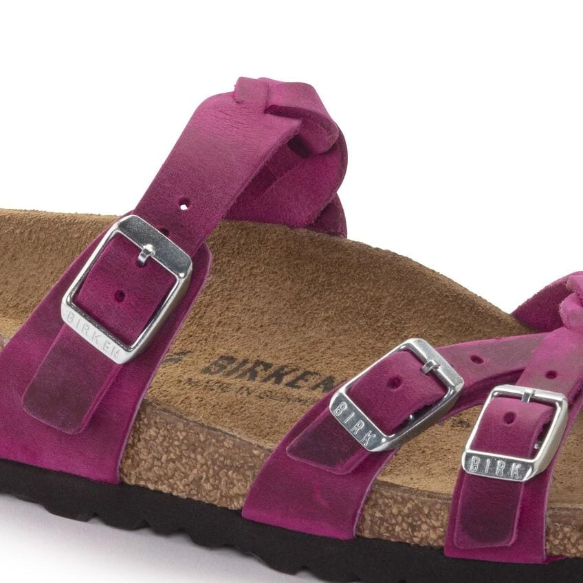 Birkenstock Franca Braid Oiled Leather Festival Fuchsia 9 Birkenstock Franca Braid Oiled Leather Festival Fuchsia - Image 9