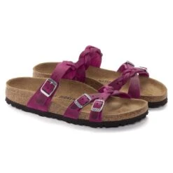 Birkenstock Franca Braid Oiled Leather Festival Fuchsia 15 Birkenstock Franca Braid Oiled Leather Festival Fuchsia -Birkenstock 1023978 pair