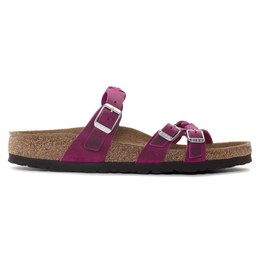 Birkenstock Franca Braid Oiled Leather Festival Fuchsia 8 Birkenstock Franca Braid Oiled Leather Festival Fuchsia - Image 8