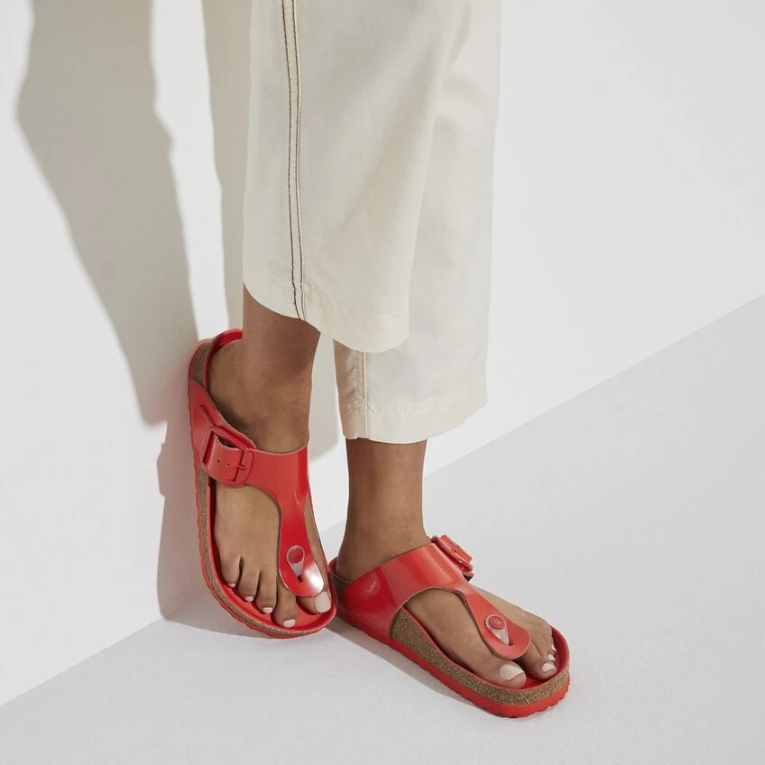 Birkenstock Gizeh Natural Leather Patent 4 Birkenstock Gizeh Natural Leather Patent - Image 4