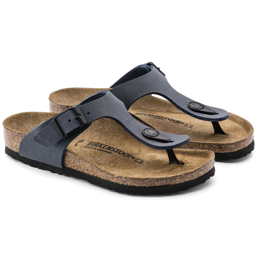 Birkenstock Gizeh Birko-Flor Nubuck Navy 9 Birkenstock Gizeh Birko-Flor Nubuck Navy - Image 9