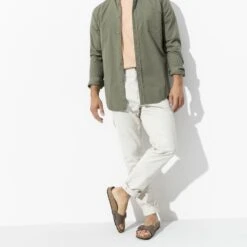 Birkenstock Madrid Birko-Flor Nubuck -Birkenstock 40093 detail 4