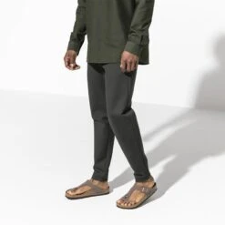 Birkenstock Gizeh Birko-Flor Nubuck 12 Birkenstock Gizeh Birko-Flor Nubuck -Birkenstock 43753 f look m