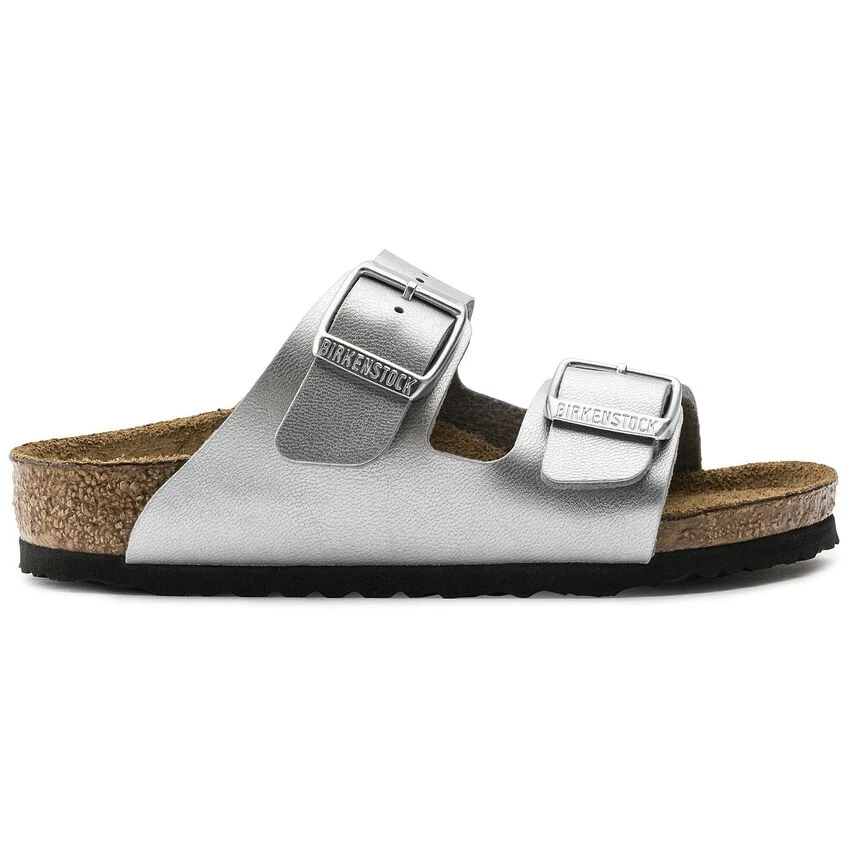 Birkenstock Arizona Birko-Flor Silver 8 Birkenstock Arizona Birko-Flor Silver - Image 8