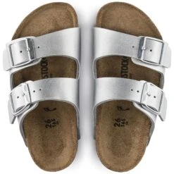 Birkenstock Arizona Birko-Flor Silver 14 Birkenstock Arizona Birko-Flor Silver -Birkenstock 555133 top