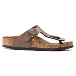 Birkenstock Gizeh Birko-Flor Nubuck Mocha -Birkenstock 846133 side