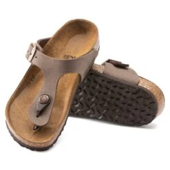 Birkenstock Gizeh Birko-Flor Nubuck Mocha -Birkenstock 846133 sole